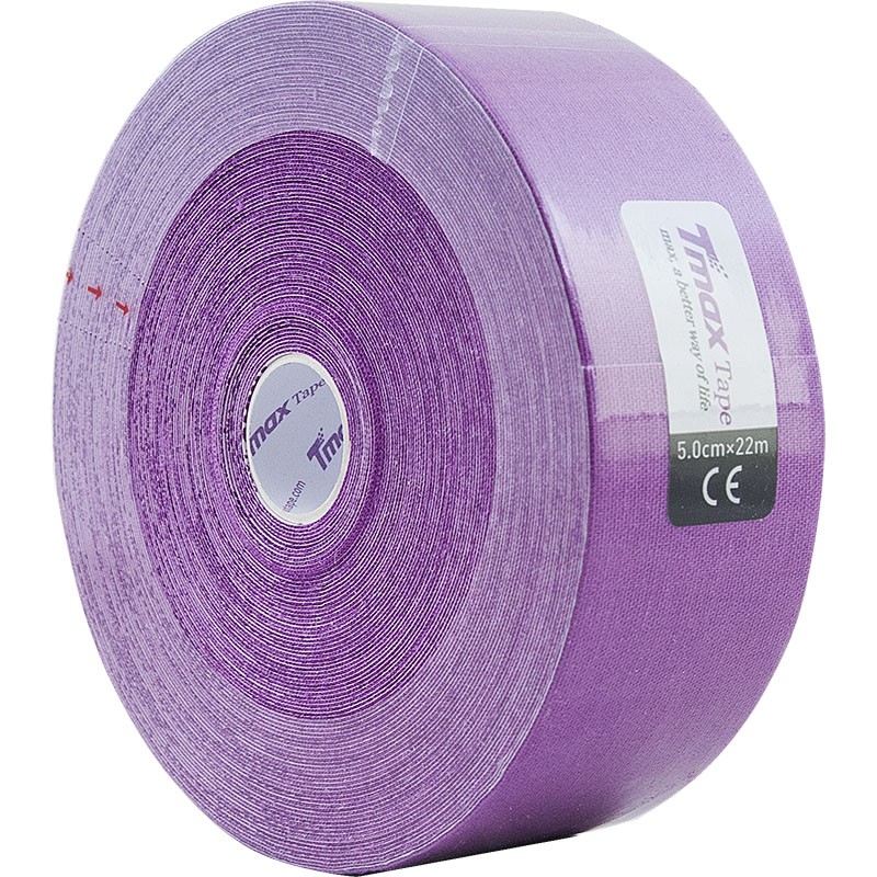 Тейп кинезиологический Tmax 22m Extra Sticky Lavender фиолетовый