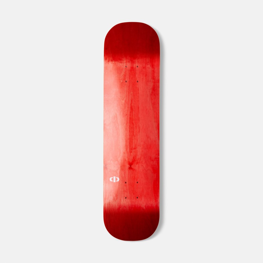 Дека для скейтборда ФАНЕРА Small Logo Красный 8 x 31.7 дюйм 2023