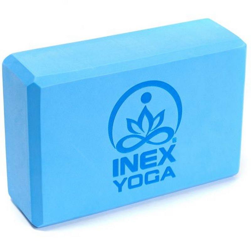 Блок для йоги Inex EVA 3 quot; Yoga Block YGBK3-CB 23x15x7 см, кобальтовый синий