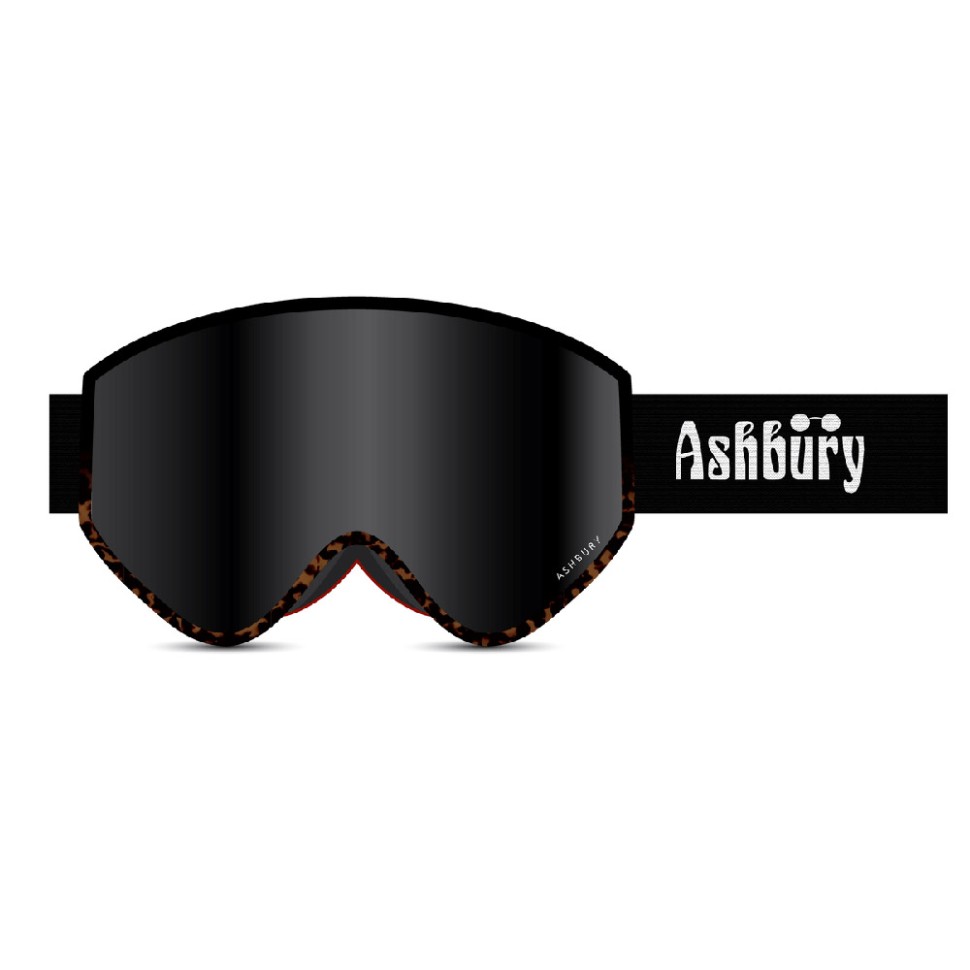 Маска горнолыжная ASHBURY A12 Og Dark Smoke Lens/Yellow Spare