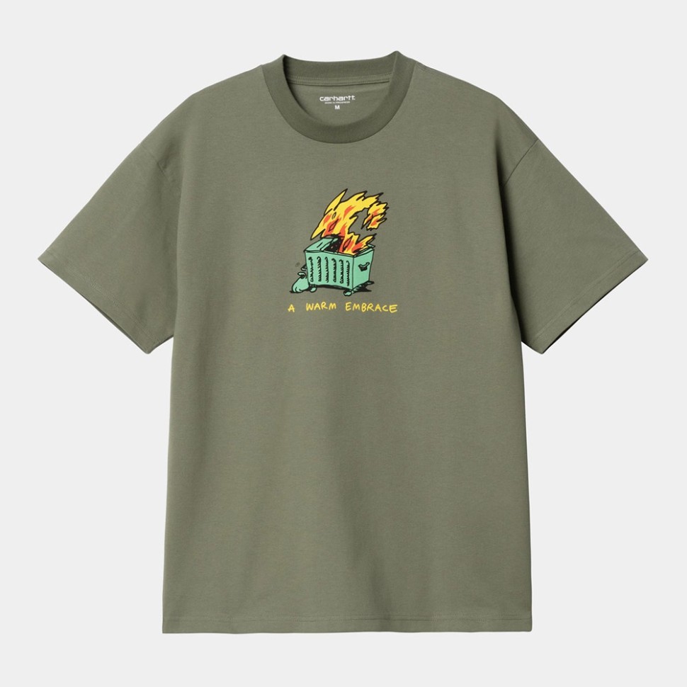 Футболка CARHARTT WIP S/S Warm Embrace T-Shirt Dollar Green
