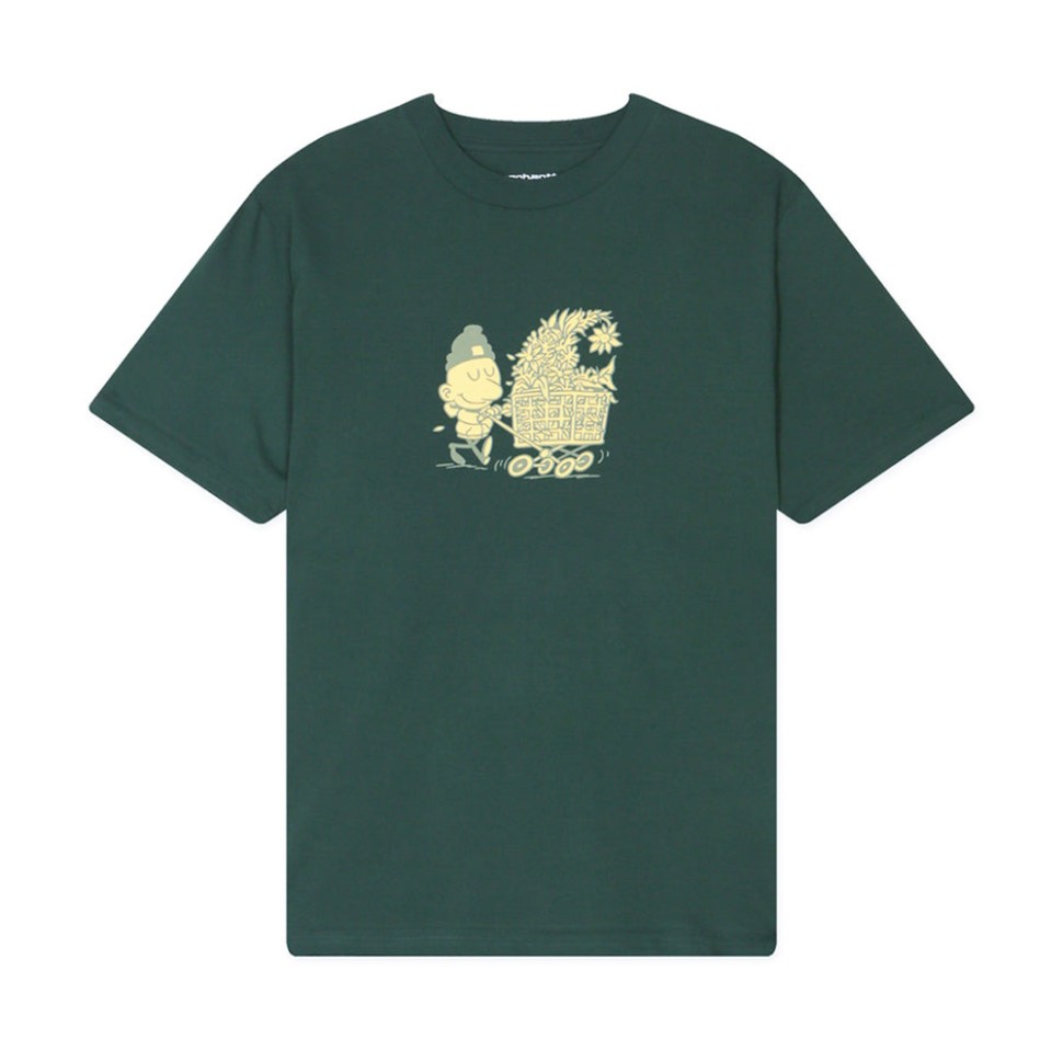 Футболка CARHARTT WIP S/S Shopper T-Shirt Discovery Green