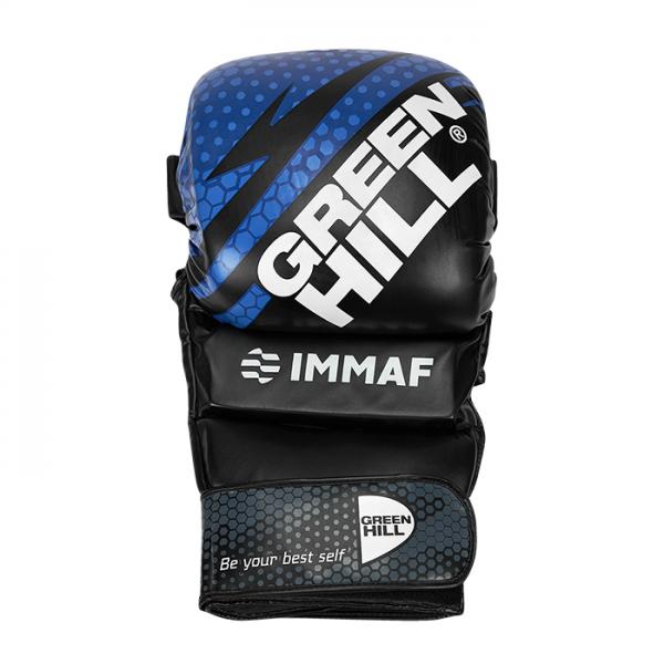 Большая рекламная перчатка MMA IMMAF Approved синий