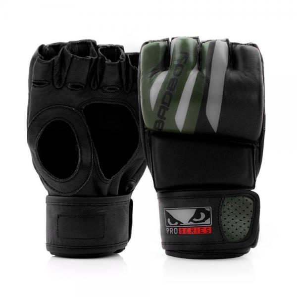 Перчатки для ММА Pro Series Advanced MMA Gloves-Black/Green