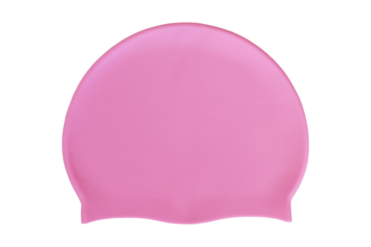 Шапочка для плавания Sportex силиконовая, взрослая E42798 розовый