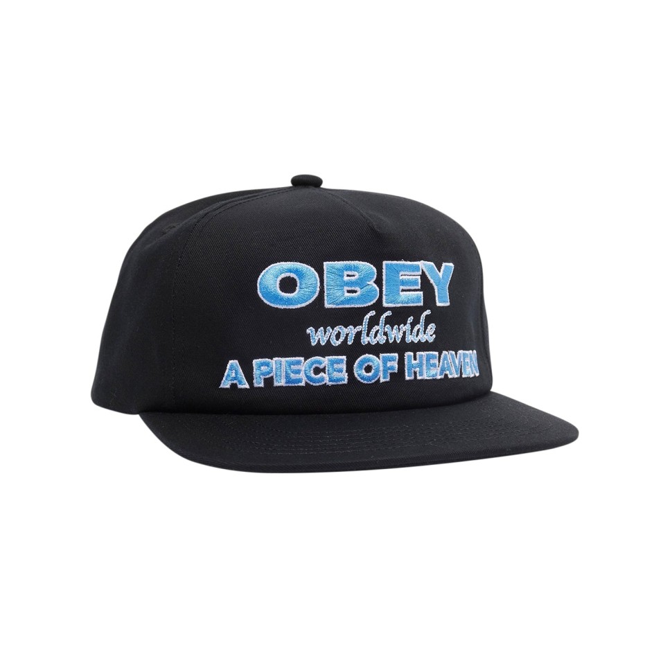 Кепка OBEY Obey Heaven 5 Panel Snapback Black