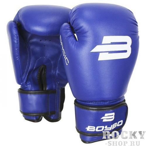 Боксерские перчатки BoyBo Basic Blue, 16 OZ