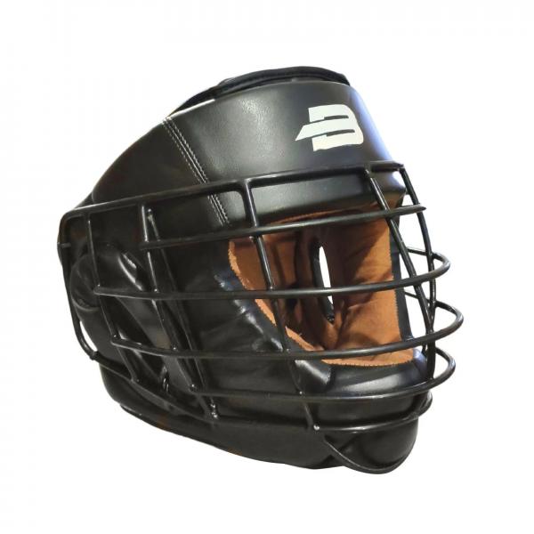 Шлем с металлической решёткой BOYBO Flexy Black