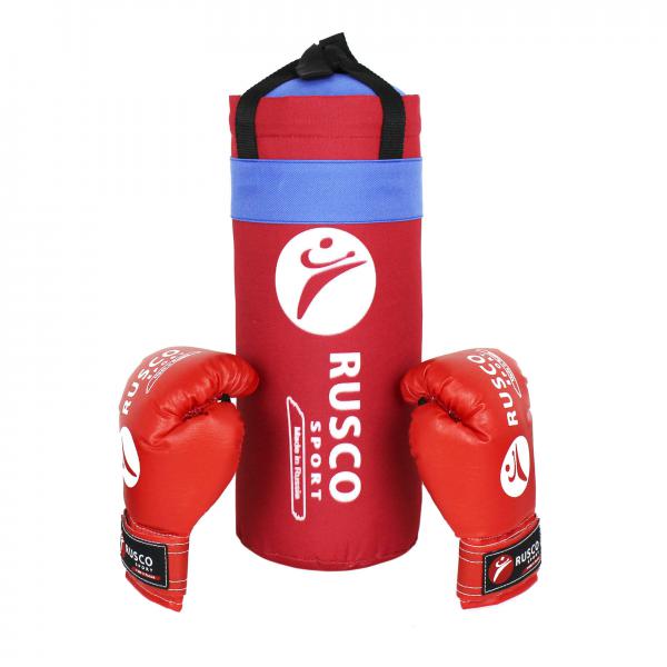 Набор Sport Red боксерский мешок + перчатки для начинающих, 6 OZ