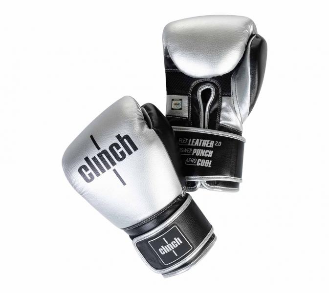 Перчатки боксерские Punch 2.0 серебристо-черные, 10 унций