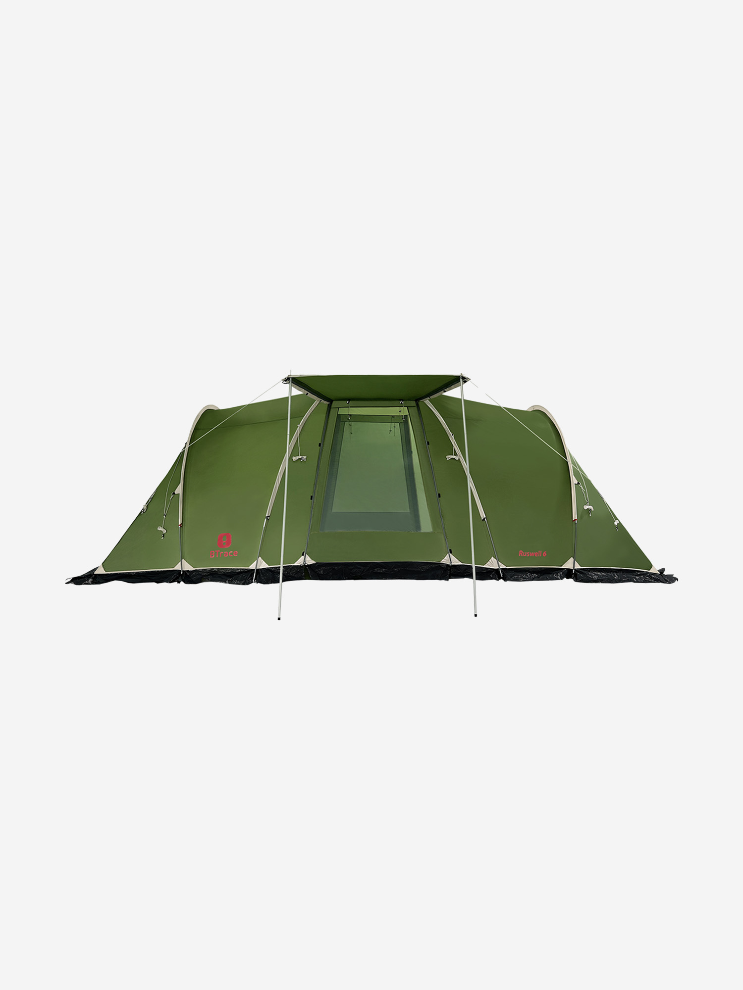 Палатка BTrace Ruswell 6 , Зеленый, Зеленый