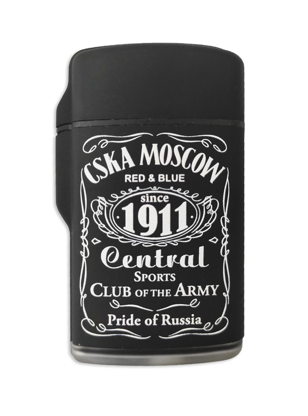Зажигалка " CSKA MOSCOW 1911 " cover, цвет чёрный