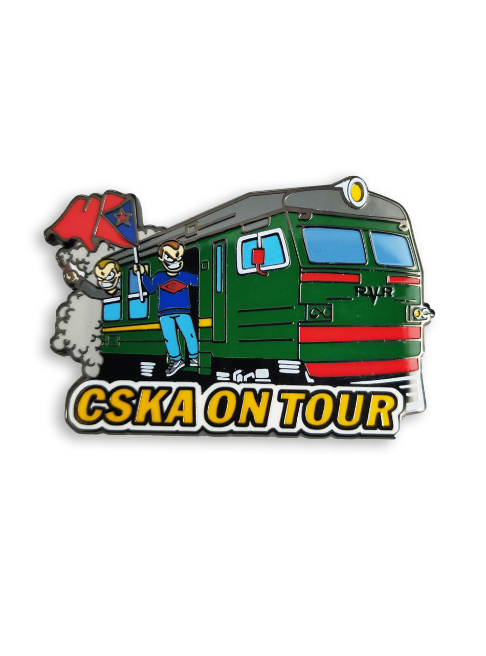 Коллекционный значок CSKA ON TOUR train