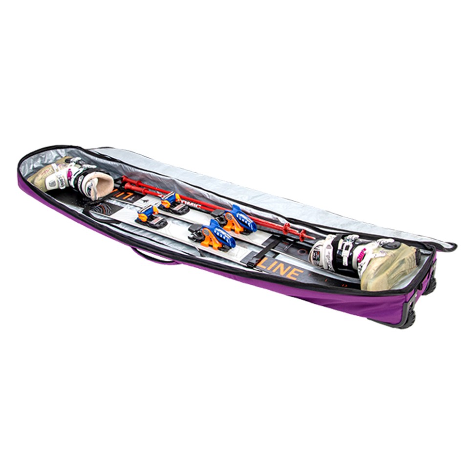 Чехол для сноуборда ПУХ Роллер 165 Фиолетовый С Белым 2024 (фото 3)
