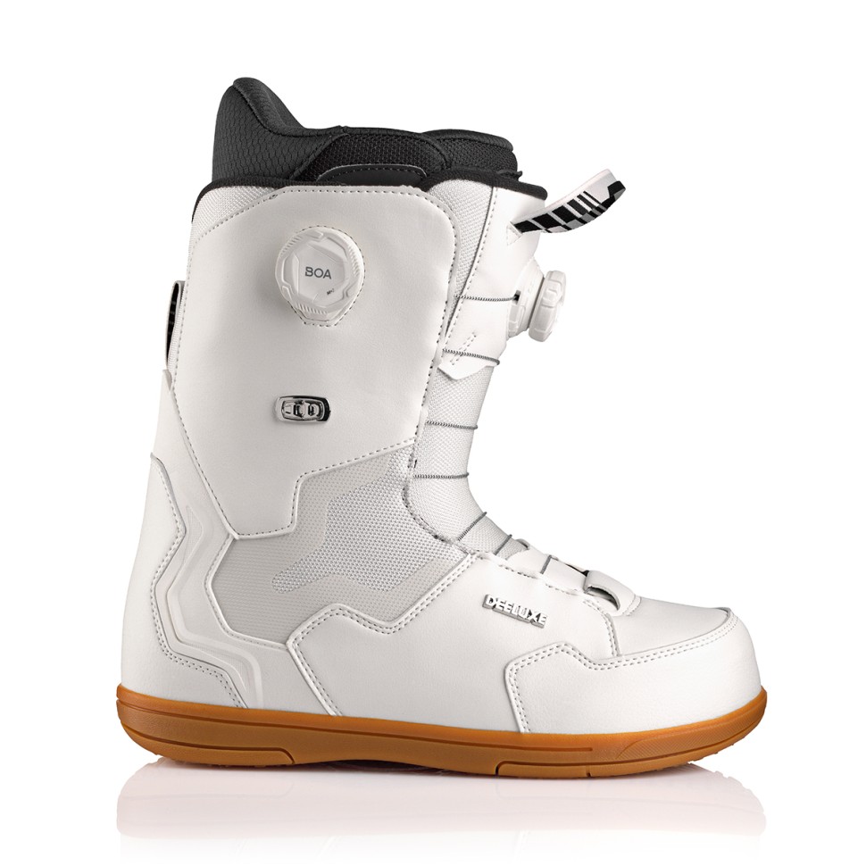 Ботинки для сноуборда женский DEELUXE Id Dual Boa White 2024