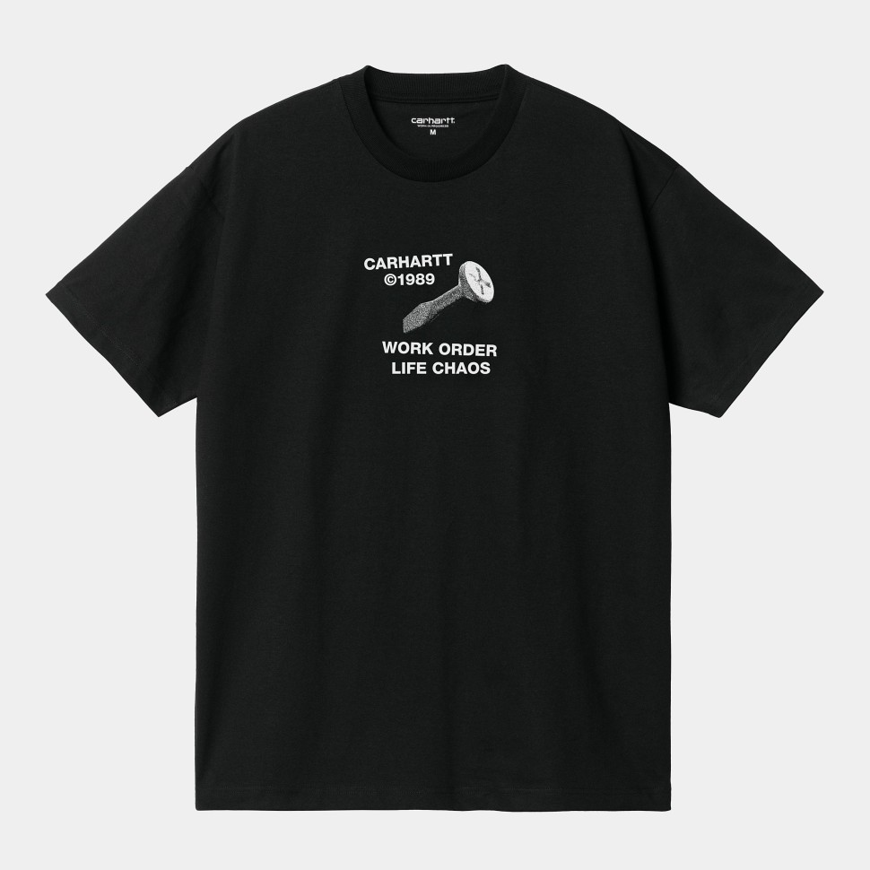 Футболка CARHARTT WIP S/S Strange Screw T-Shirt Black