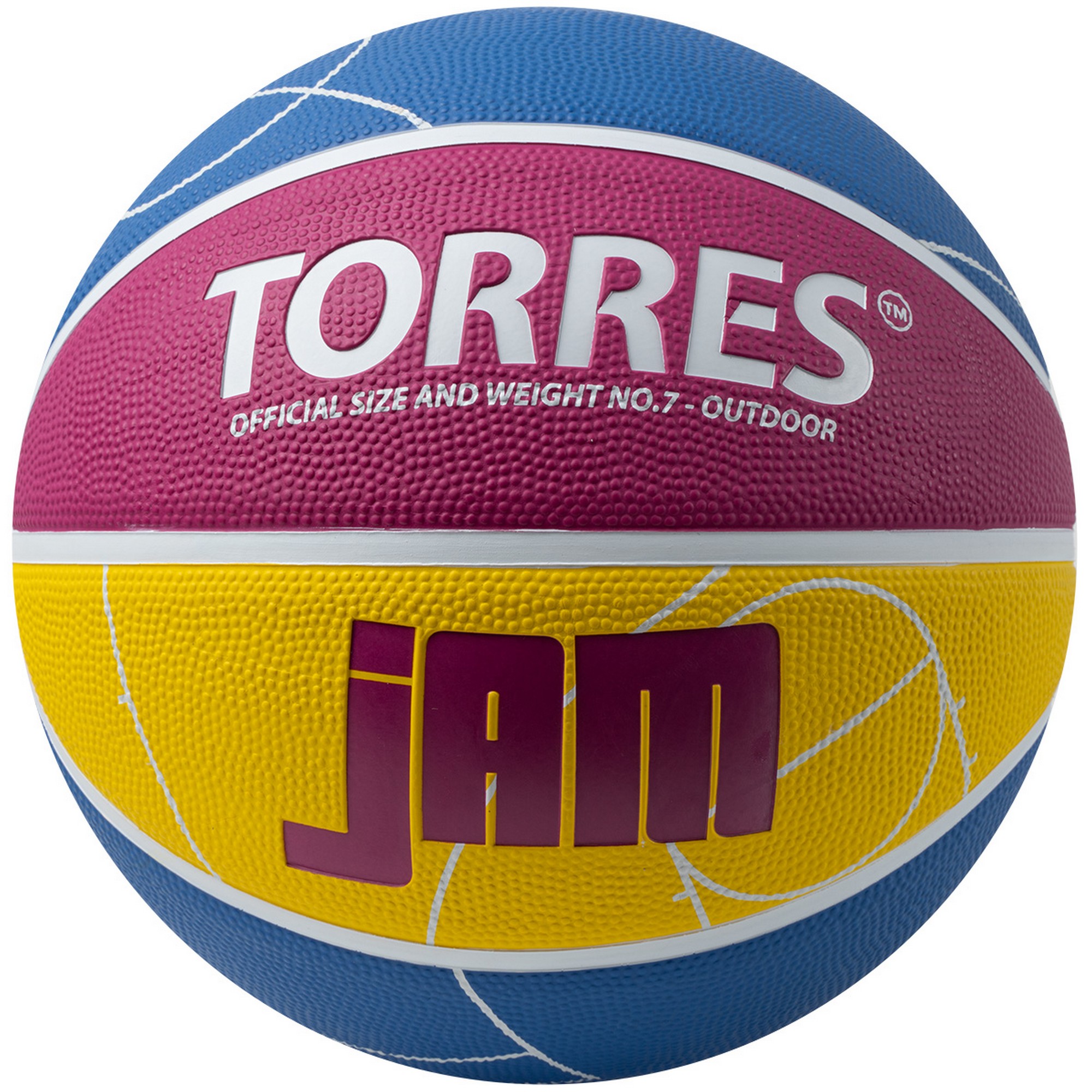 Мяч баскетбольный Torres Jam B023127 р.7