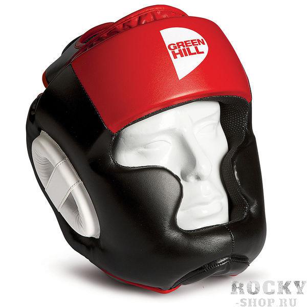 Детский боксерский шлем gh poise, Черный-красный